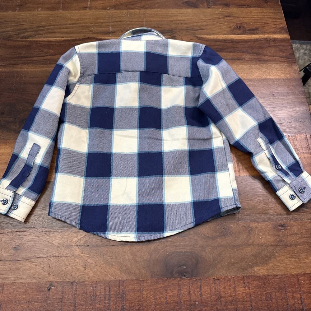 Dixxon Flannel Co Plaid DFC Flannel Kids Size XS Boys Long Sleeve W/ Snaps - Picture 4 of 4